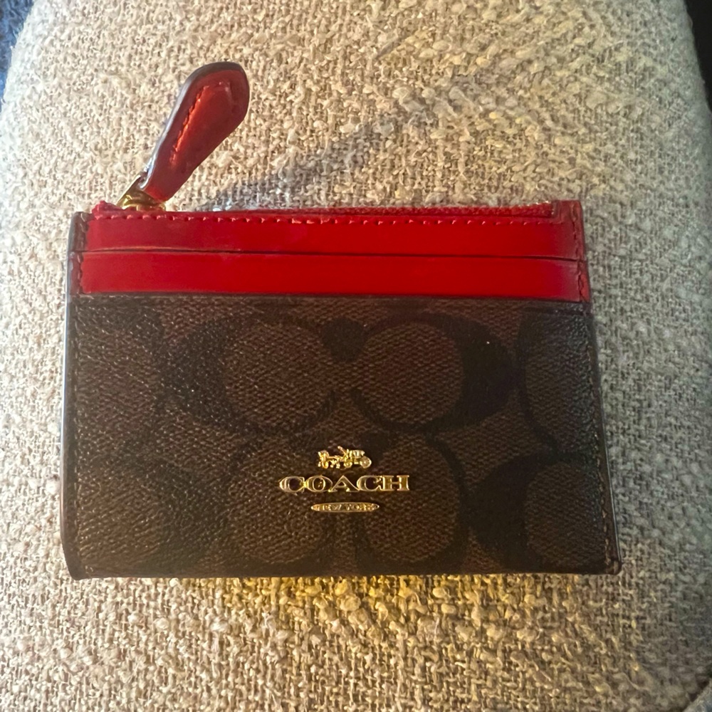 Coach card holder